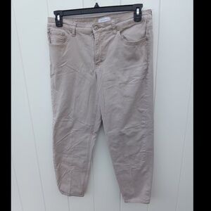 Jaclyn Smith Light Tan Jeans